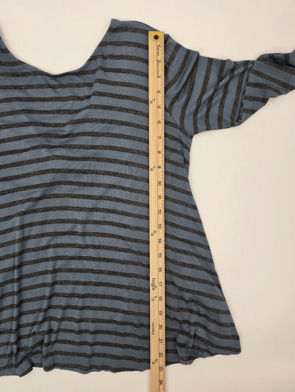 NWT Cherish Open Back Stripe Small Twist Top Soft Girl Boho Grunge Coastal - Picture 13 of 13